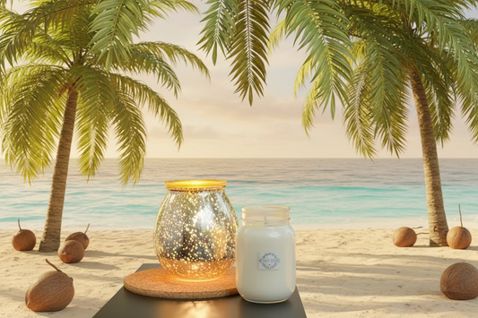MM Melts Coconut Island Large Candle